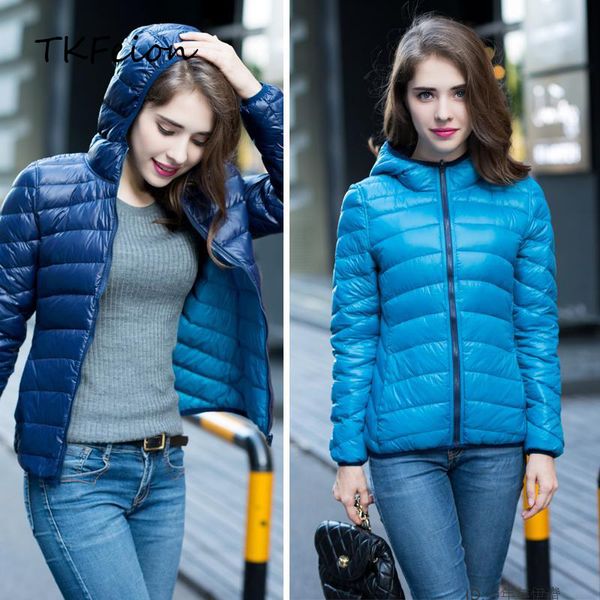 autumn winter women bomber hooded jackets ultra-thin light double-sided wear fashion 2019 female slim short coats warm duck down, Black;brown
autumn winter women bomber hooded jackets ultra-thin light double-sided wear fashion 2019 female slim short coats warm duck down, Black;brown