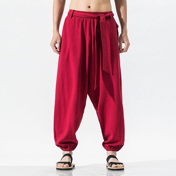 new nice summer wide leg брюки мужчины хлопок лен блум брюки мужские красный китайский стиль гарем мужской брюки pantalon hombre, Black
new nice summer wide leg брюки мужчины хлопок лен блум брюки мужские красный китайский стиль гарем мужской брюки pantalon hombre, Black