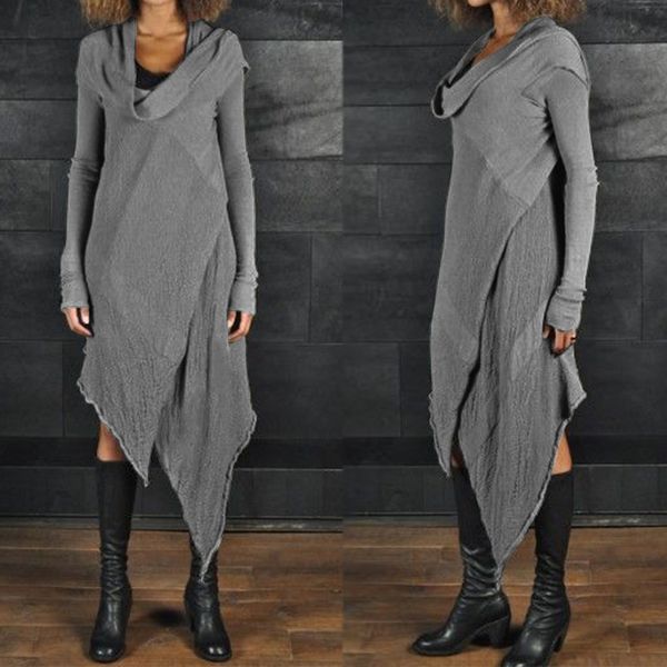 zanzea 2019 women's asymmetrical sundress kaftan dress autumn long sleeve tunic vestidos female casual robe femme plus size, Black;gray
zanzea 2019 women's asymmetrical sundress kaftan dress autumn long sleeve tunic vestidos female casual robe femme plus size, Black;gray
