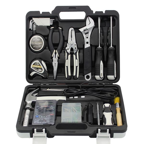61pcs multitool electric tools for electricians tape measure pliers wrench screwdriver claw hammer solder wire multimeter
61pcs multitool electric tools for electricians tape measure pliers wrench screwdriver claw hammer solder wire multimeter