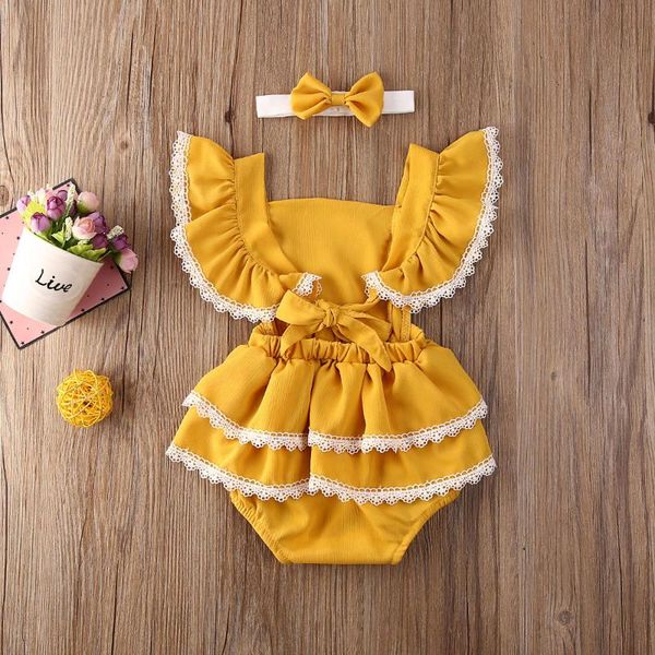 2020 toddler infant baby girl bodysuit yellow clothes summer sleeveless solid ruffle jumpsuit clothing headband cute outfits, Blue
2020 toddler infant baby girl bodysuit yellow clothes summer sleeveless solid ruffle jumpsuit clothing headband cute outfits, Blue