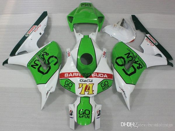 100% fit injection mould fairings for honda cbr1000rr 2006 2007 green white fairing kit cbr 1000 rr 06 07 fd21
100% fit injection mould fairings for honda cbr1000rr 2006 2007 green white fairing kit cbr 1000 rr 06 07 fd21