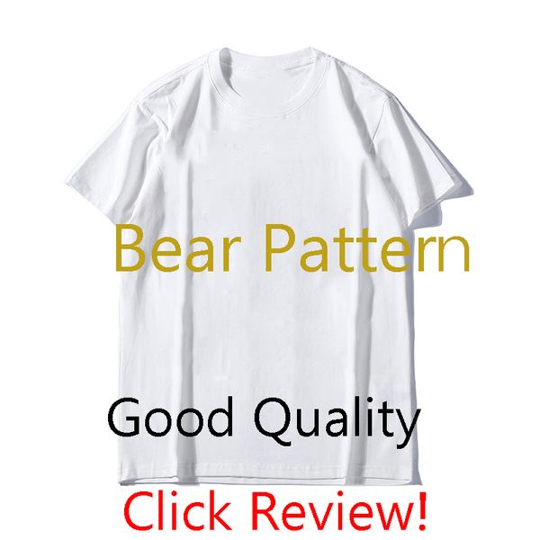 мс мужские дизайнерские футболки роскошный медведь pattern тис мода мужская печать с коротким рукавом 2020 модные летние женщины t-рубашка 2, White;black 
мс мужские дизайнерские футболки роскошный медведь pattern тис мода мужская печать с коротким рукавом 2020 модные летние женщины t-рубашка 2, White;black
