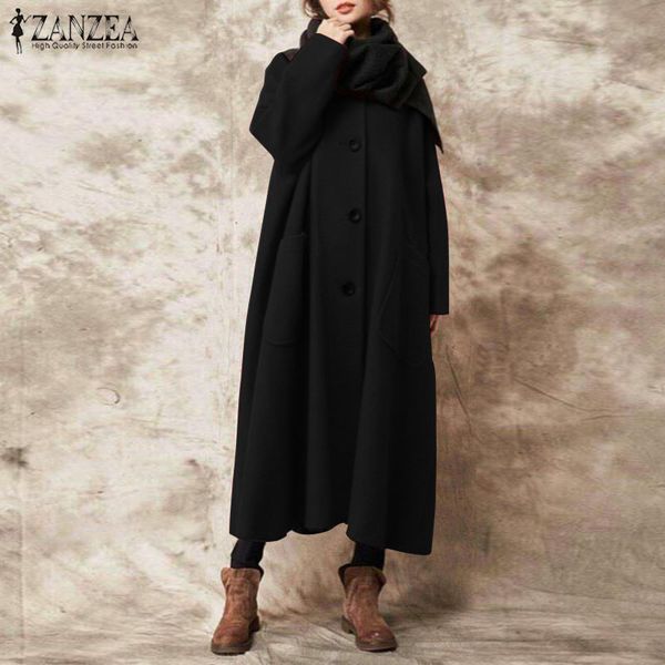 plus size 2018 zanzea autumn jackets vintage women spring buttons solid coat long sleeve long cardigans casual overcoat outwear, Black;brown
plus size 2018 zanzea autumn jackets vintage women spring buttons solid coat long sleeve long cardigans casual overcoat outwear, Black;brown
