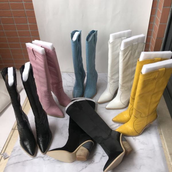 fashioon women's pointed toe knee boots 2019 fall/winter real leather knight boots women eu35-40 size by716, Black
fashioon women's pointed toe knee boots 2019 fall/winter real leather knight boots women eu35-40 size by716, Black