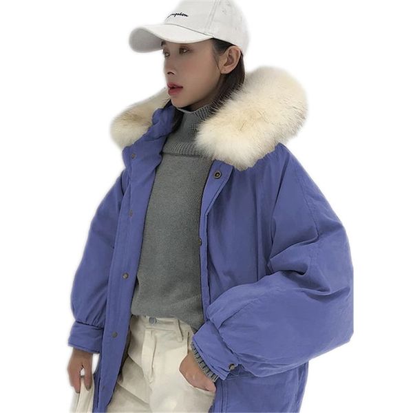 loose parka duck down jacket women autumn and winter raccoon fur collar hooded duck down jacket winter thick coat ev218, Black
loose parka duck down jacket women autumn and winter raccoon fur collar hooded duck down jacket winter thick coat ev218, Black