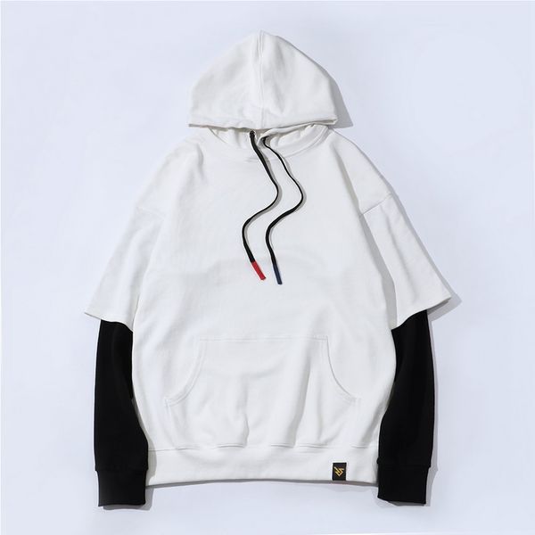 japanese and korean fashion hip-hop trend fake two-piece pullover net red sweater color matching high-quality top, White;black
japanese and korean fashion hip-hop trend fake two-piece pullover net red sweater color matching high-quality top, White;black