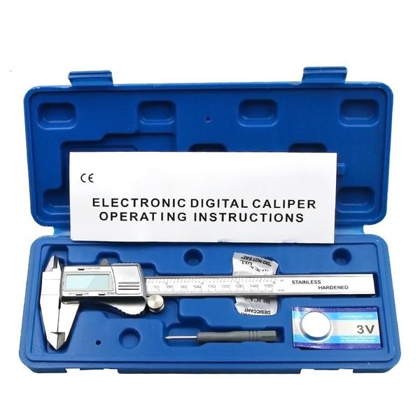 digital caliper 0-150mm 0.01mm stainless steel electronic vernier calipers metric / inch micrometer gauge measuring tools
digital caliper 0-150mm 0.01mm stainless steel electronic vernier calipers metric / inch micrometer gauge measuring tools