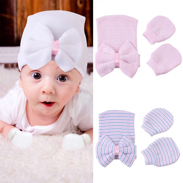 3pcs/set newborn baby hat with golves soft cotton baby beanie cap big bows striped infant girl hat accessories, Yellow
3pcs/set newborn baby hat with golves soft cotton baby beanie cap big bows striped infant girl hat accessories, Yellow