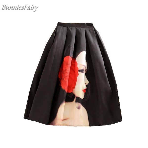 bunniesfairy brand 2019 spring new hepburn chic vintage fashion black skirts beauty cartoon character print pleated tutu faldas, Black;gray
bunniesfairy brand 2019 spring new hepburn chic vintage fashion black skirts beauty cartoon character print pleated tutu faldas, Black;gray