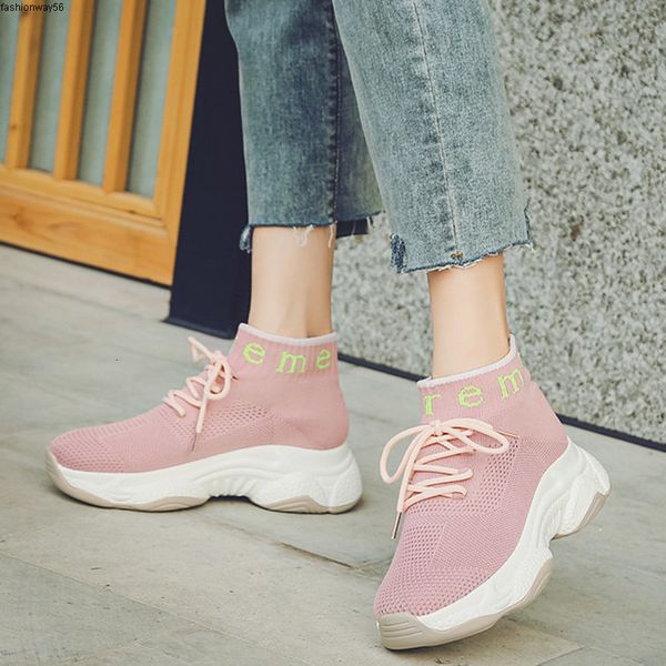 new rimocy autumn pink 2019 sneakers women knitting lace up sock shoes woman casual walking thick bottom zapatos de mujer sh190930, Black
new rimocy autumn pink 2019 sneakers women knitting lace up sock shoes woman casual walking thick bottom zapatos de mujer sh190930, Black