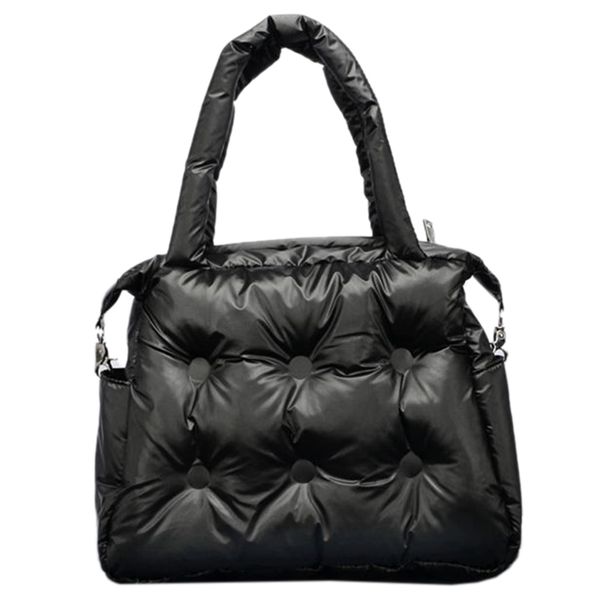 winter shoulder tote bag space cotton down bag bucket tote
winter shoulder tote bag space cotton down bag bucket tote