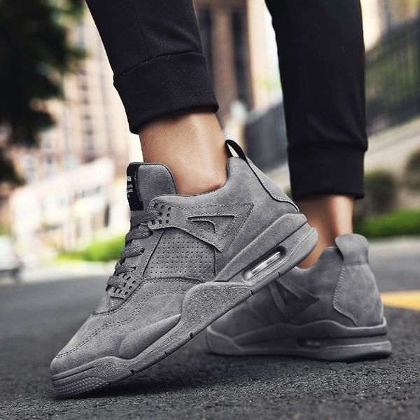 leather in the men's fashion trend winter new sports casual running wear-resistant men's shoes large size, Black
leather in the men's fashion trend winter new sports casual running wear-resistant men's shoes large size, Black