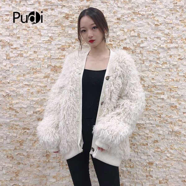 women's fur & faux women winter warm knitted real sheep coat jacket overcoat lady female genuine leisure coats outwear tx206602, Black
women's fur & faux women winter warm knitted real sheep coat jacket overcoat lady female genuine leisure coats outwear tx206602, Black
