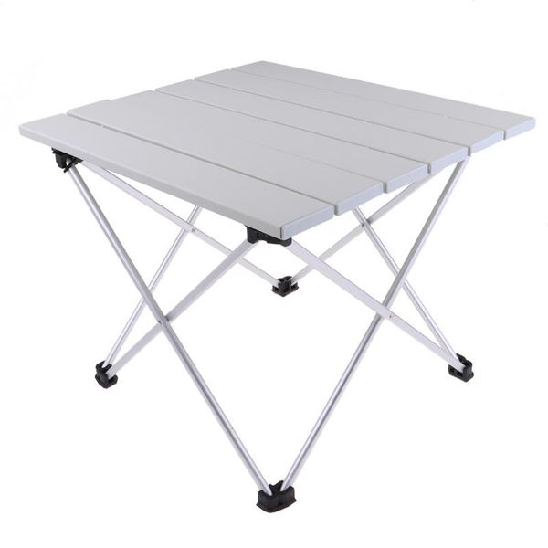 outdoor aluminium folding picnic camping desk table with convenient carry bag