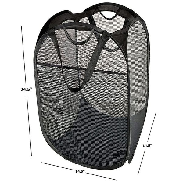 new strong mesh pop-up laundry hamper, quality laundry basket with durable handles solid bottom high carbon steel frame, easy to laundry sto
new strong mesh pop-up laundry hamper, quality laundry basket with durable handles solid bottom high carbon steel frame, easy to laundry sto