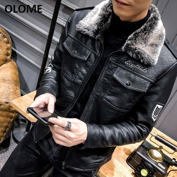 winter new leather men's fur leather jacket motorcycle men's thick korean version of self-cultivation men fur jacket, Black;brown
winter new leather men's fur leather jacket motorcycle men's thick korean version of self-cultivation men fur jacket, Black;brown