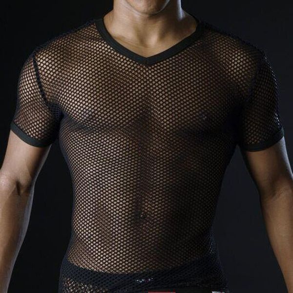 2020transparent mesh see through tees man tshirt v neck singlet gay male casual clothes t-shirt clothing, White;black
2020transparent mesh see through tees man tshirt v neck singlet gay male casual clothes t-shirt clothing, White;black