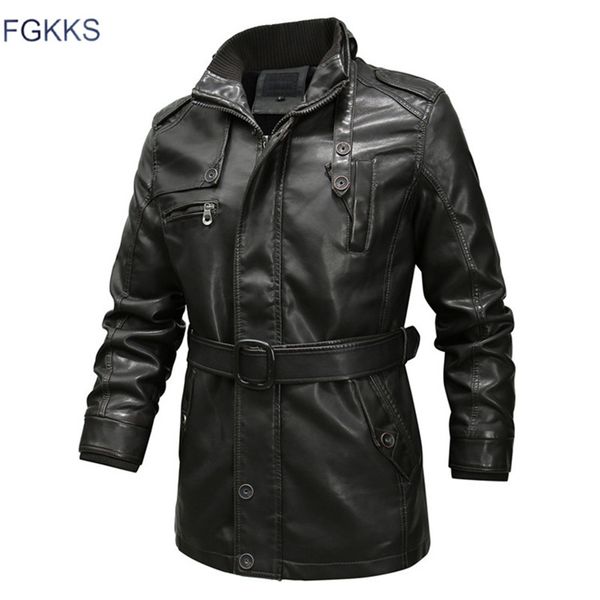 fgkks new men pu leather jackets new winter men's washed locomotive leather coats fashion brand male personality jacket, Black
fgkks new men pu leather jackets new winter men's washed locomotive leather coats fashion brand male personality jacket, Black