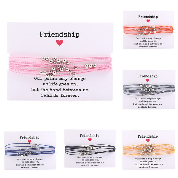 friendship card bracelet colourful multicolor ccb a string of beads hand rope hand decorate multi-storey waterproof wax string bracelet, Golden;silver
friendship card bracelet colourful multicolor ccb a string of beads hand rope hand decorate multi-storey waterproof wax string bracelet, Golden;silver