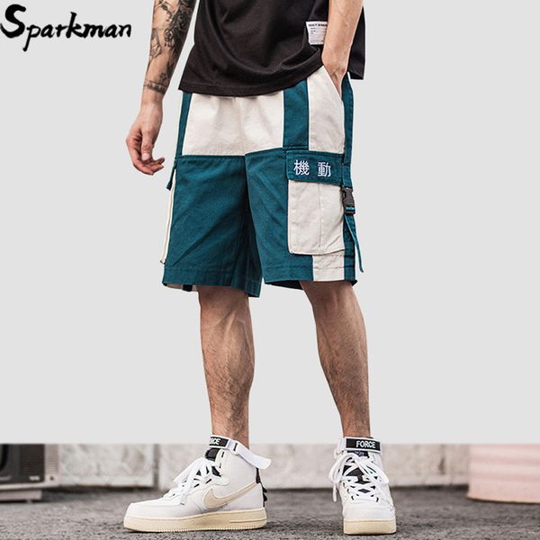 2019 harajuku shorts color block summer hip hop cargo short streetwear men jogger short pockets cotton casual sweatpant hiphop, White;black
2019 harajuku shorts color block summer hip hop cargo short streetwear men jogger short pockets cotton casual sweatpant hiphop, White;black