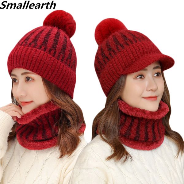 2020 winter women knitted hat scarf 2pcs set female plus velvet thickening windproof caps outdoor cycling warm scarf hats sets, Blue;gray
2020 winter women knitted hat scarf 2pcs set female plus velvet thickening windproof caps outdoor cycling warm scarf hats sets, Blue;gray