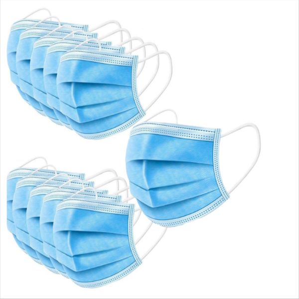 100pcs 3-ply disposable mask anti-dust safe breathable earloops anti fog and haze face mouth masks respirator 
100pcs 3-ply disposable mask anti-dust safe breathable earloops anti fog and haze face mouth masks respirator
