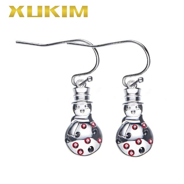 se719 xukim jewelry women earrings silver 925 christmas snowman pendant drop earrings
se719 xukim jewelry women earrings silver 925 christmas snowman pendant drop earrings