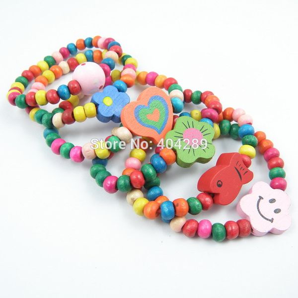 12pcs children elastic bracelet kids girl colorful wood wristbands child toy bracelet wholesale birthday gift jewelry, Black
12pcs children elastic bracelet kids girl colorful wood wristbands child toy bracelet wholesale birthday gift jewelry, Black