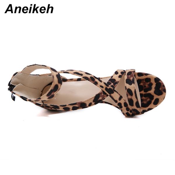 aneikeh 2019 new ladies fashion brown leopard fish mouth open toe buckle with cross straps high heel sandals pumps y200620, Black
aneikeh 2019 new ladies fashion brown leopard fish mouth open toe buckle with cross straps high heel sandals pumps y200620, Black