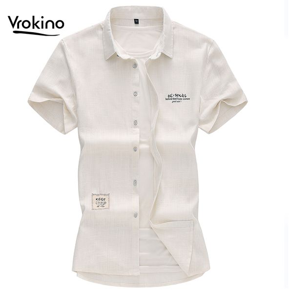 new 2019 men's solid color linen short sleeve shirt chinese wind large size linen shirt 5xl 6xl 7xl brand clothing, White;black
new 2019 men's solid color linen short sleeve shirt chinese wind large size linen shirt 5xl 6xl 7xl brand clothing, White;black