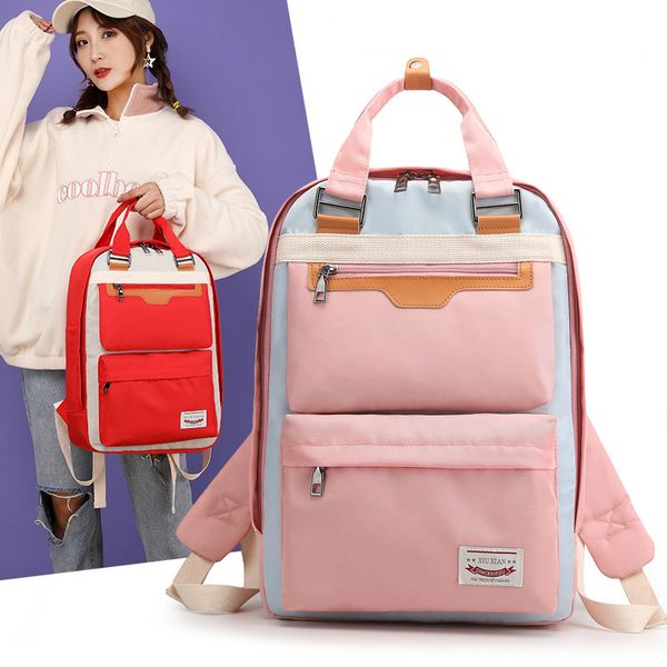 New Fashion Mummy Backpack For Girl Women Waterroof Backpack Nylon School Bags Casual Ladies Lapbackpaks Wholesale