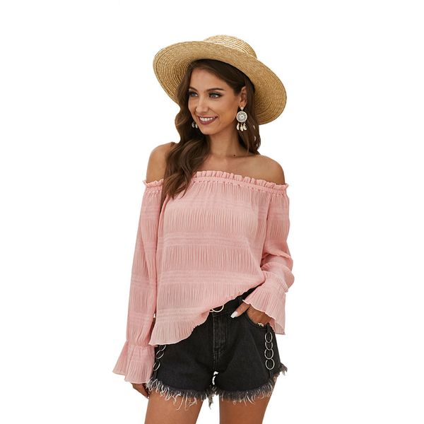 women off shoulder tee shirts 2020 slash neck long sleeves cold shoulder spring summer solid pullover tshirt, White
women off shoulder tee shirts 2020 slash neck long sleeves cold shoulder spring summer solid pullover tshirt, White