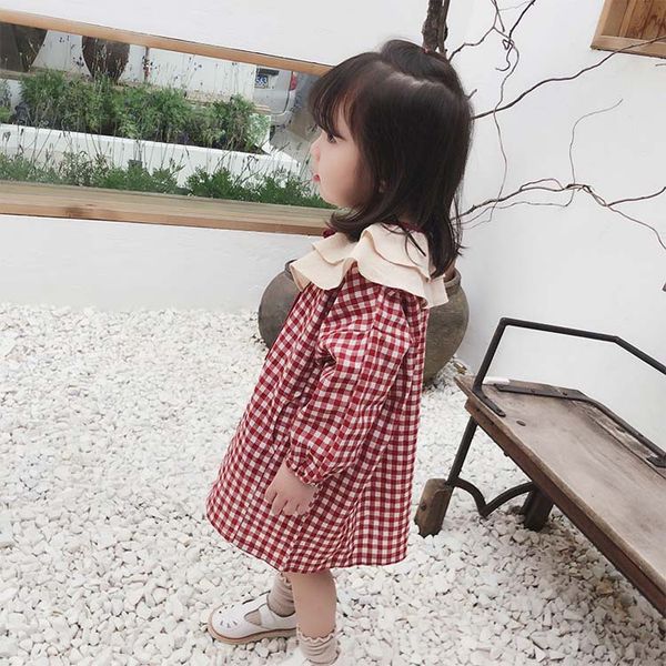 girl's skirt ruffled collar delicate dress girl's dress 19 autumn clothing new style childrenswear 2-7-year-old, Red;yellow
girl's skirt ruffled collar delicate dress girl's dress 19 autumn clothing new style childrenswear 2-7-year-old, Red;yellow