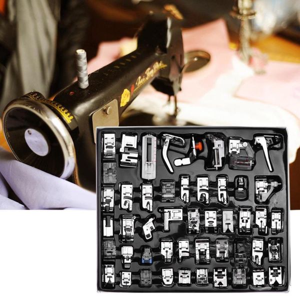 sewing notions & tools 48pcs domestic blind home use accessory machine presser foot set hemmer darning braiding mending for brother singer j, Black
sewing notions & tools 48pcs domestic blind home use accessory machine presser foot set hemmer darning braiding mending for brother singer j, Black