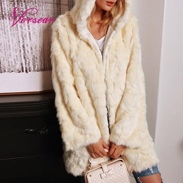 versear women hooded faux fur long coat jacket long sleeves pockets furry 2019 new autumn winter casual overcoat outwear female, Black
versear women hooded faux fur long coat jacket long sleeves pockets furry 2019 new autumn winter casual overcoat outwear female, Black