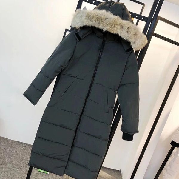 19ss womens parkas down jacket canada winter luxury women long style goose warm winter parkas down jacket coat, Black
19ss womens parkas down jacket canada winter luxury women long style goose warm winter parkas down jacket coat, Black