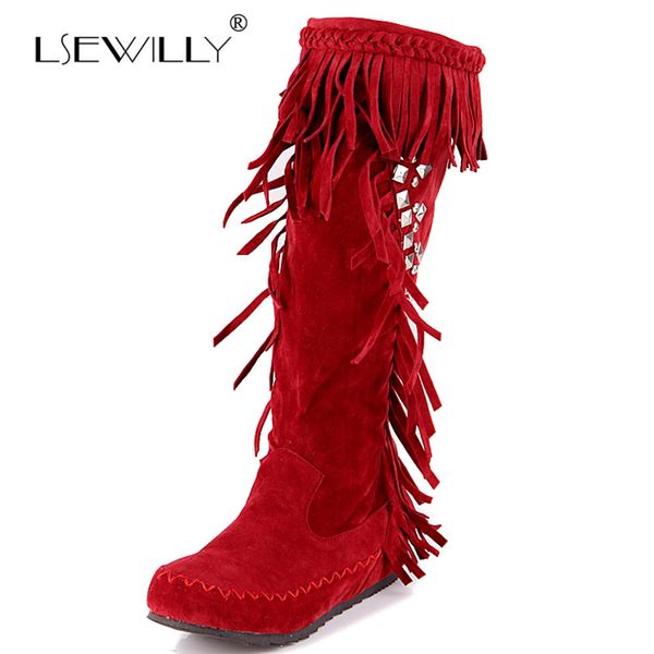 lsewilly women shoes waterproof tassels national wind half boots woman shoes flat snow boots winter knee high women lq004, Black
lsewilly women shoes waterproof tassels national wind half boots woman shoes flat snow boots winter knee high women lq004, Black