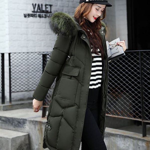 fashion winter jacket women big fur belt hooded thick down parkas long female jacket coat slim warm winter outwear 2019 new, Black
fashion winter jacket women big fur belt hooded thick down parkas long female jacket coat slim warm winter outwear 2019 new, Black