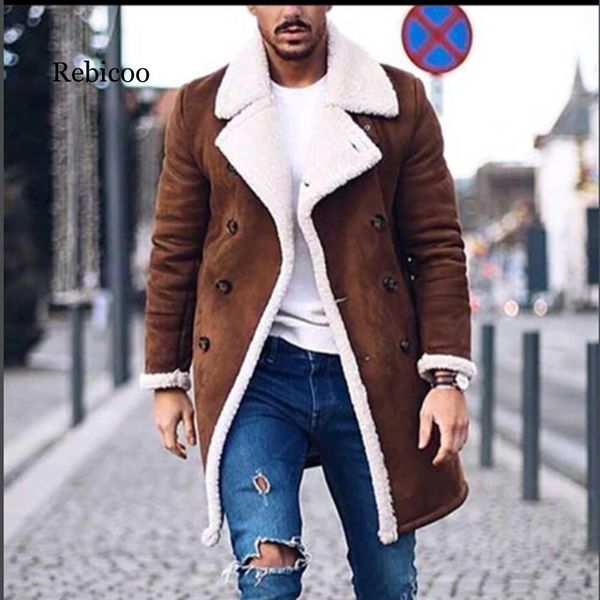 men's wool warm winter trench long outwear button smart overcoat coats waterproof windproof winter jacket men, Black
men's wool warm winter trench long outwear button smart overcoat coats waterproof windproof winter jacket men, Black