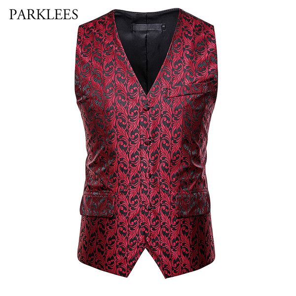 fashion floral men's red suit vest 2019 single breasted double pocket v-neck waistcoat men wedding banquet tuxedo gilet homme, Black;white
fashion floral men's red suit vest 2019 single breasted double pocket v-neck waistcoat men wedding banquet tuxedo gilet homme, Black;white