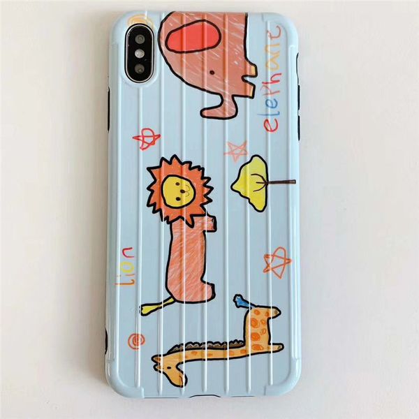 one piece luxury phone case for iphone 6s 7 8p x xs xr fashion animals with trunk designer phone case back cover
one piece luxury phone case for iphone 6s 7 8p x xs xr fashion animals with trunk designer phone case back cover