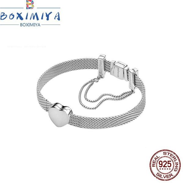 boximiya 925 sterling silver bracelet fashion pandora bracelet rose gold / silver bracelet diy handmade charm jewelry gift c19021601, Black
boximiya 925 sterling silver bracelet fashion pandora bracelet rose gold / silver bracelet diy handmade charm jewelry gift c19021601, Black