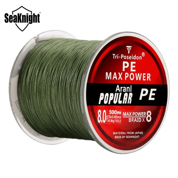 seaknight tri-poseidon 8 strands 300m 500m 1000m braided line japan material strong pe line multifilament fishing 20-120lb
seaknight tri-poseidon 8 strands 300m 500m 1000m braided line japan material strong pe line multifilament fishing 20-120lb