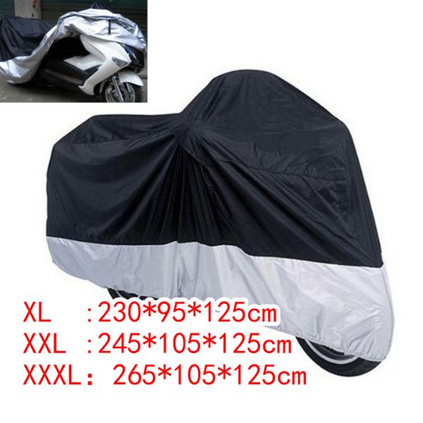 

xxl large motorcycle motorbike scooter waterproof dust rain vented cover clothes