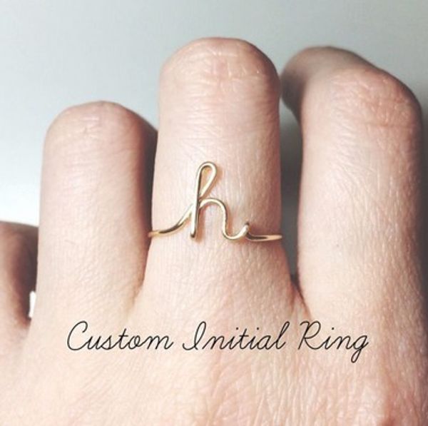 rings initial ring custom initial ring letter ring/initial ring/stack rings/name ring/personalized bridesmaid gift/wedding gift idea, Silver
rings initial ring custom initial ring letter ring/initial ring/stack rings/name ring/personalized bridesmaid gift/wedding gift idea, Silver