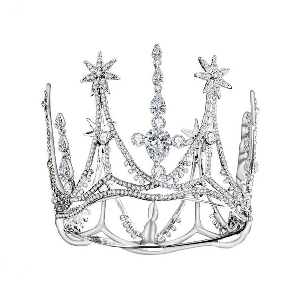 new fashion retro baroque style full round rhinestone princess diadem bridal bride noiva wedding party veil tiaras crowns, Golden;white
new fashion retro baroque style full round rhinestone princess diadem bridal bride noiva wedding party veil tiaras crowns, Golden;white