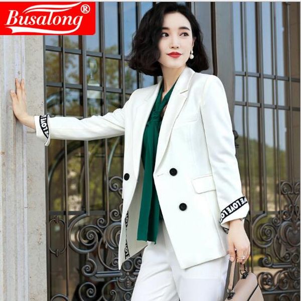 fashion elegant white women blazer winter formal business double breasted jacket office ladies plus size work coat green, White;black
fashion elegant white women blazer winter formal business double breasted jacket office ladies plus size work coat green, White;black