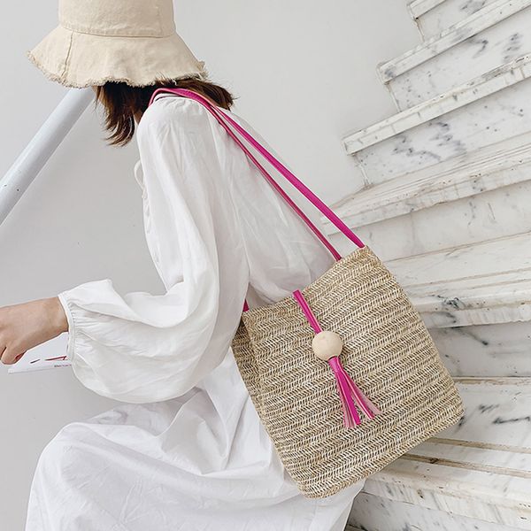 fashion ladies summer straw bag tassel wood ball wild shoulder bag casual totes beach messenger bolsa feminina drop ship#s11
fashion ladies summer straw bag tassel wood ball wild shoulder bag casual totes beach messenger bolsa feminina drop ship#s11