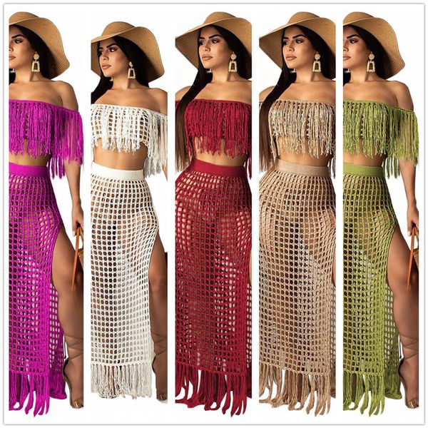 ladies off shoulder mask transparent hollow sleeveless fringe summer swimsuit solid color bikini 2pcs swimsuit beach swimsuit
ladies off shoulder mask transparent hollow sleeveless fringe summer swimsuit solid color bikini 2pcs swimsuit beach swimsuit